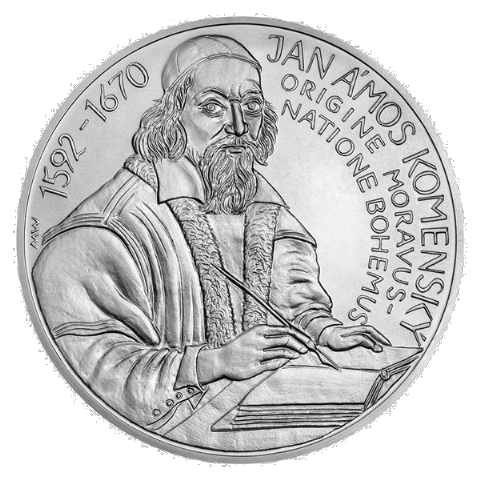 Jan Amos Komenský - minca